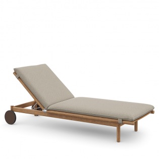 DEDON TIBBO Sonnenliege mit Rollen