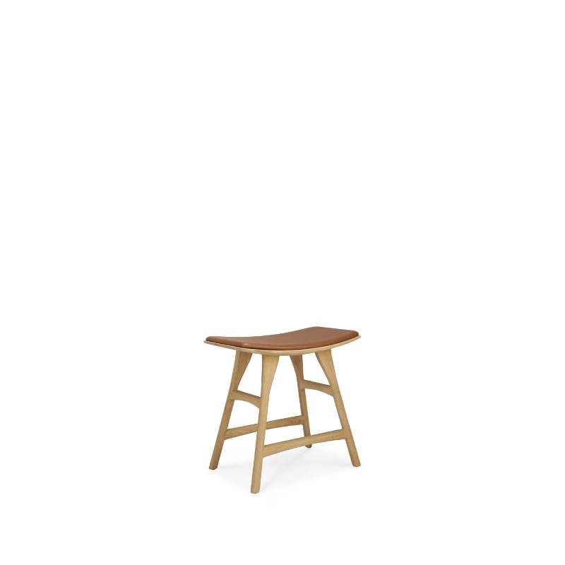 Ethnicraft OSSO Hocker gepolstert