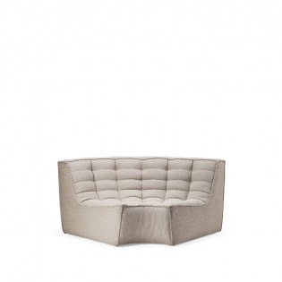 Ethnicraft N701 rundes Eckmodul