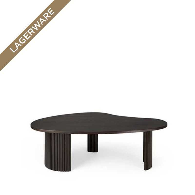 Ethnicraft BOOMERANG Couchtisch 125 x 75 cm, Mahagoni/Dunkelbraun