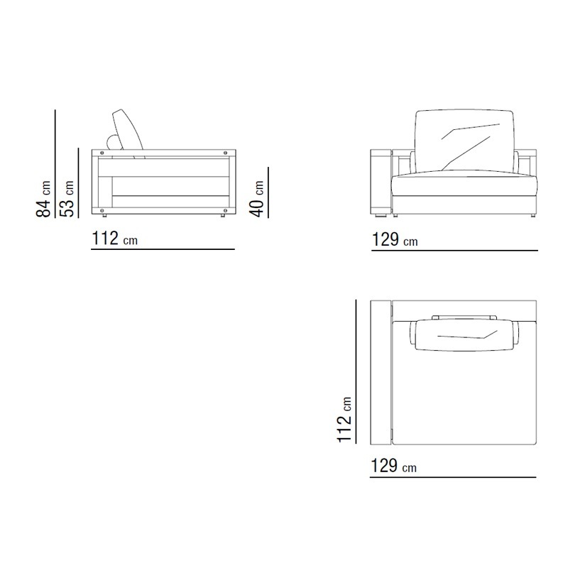 Flexform HAMPTONS Sofa Kombination XC - Eckelement