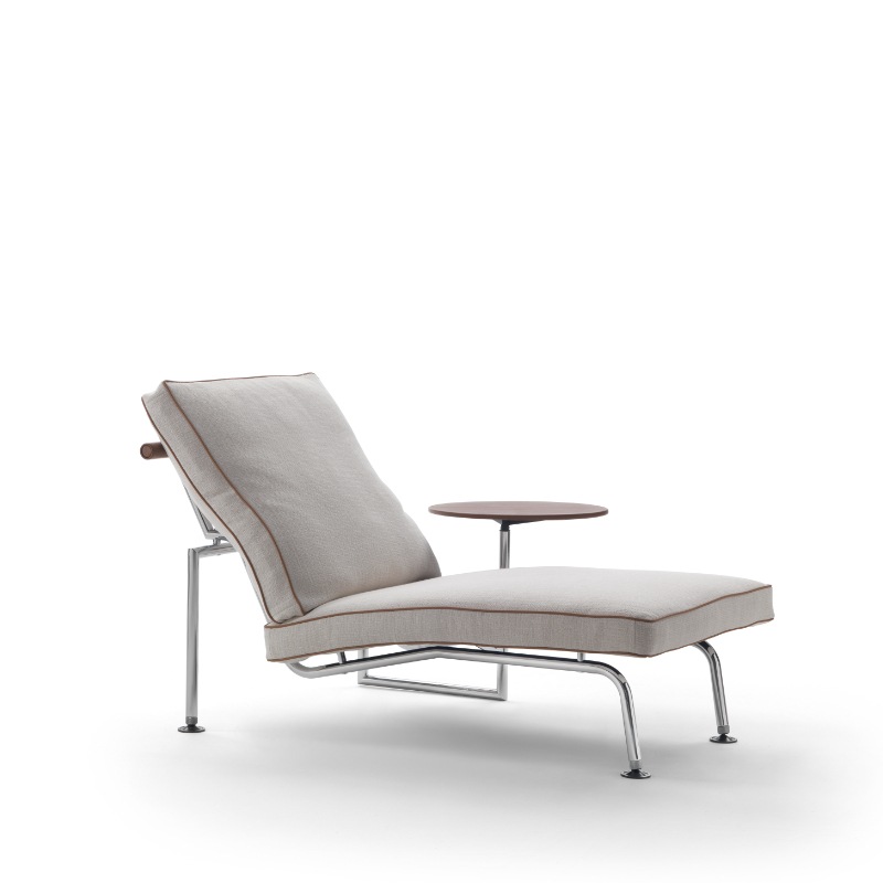 Flexform GINGER Chaiselongue mit integriertem Drehtisch