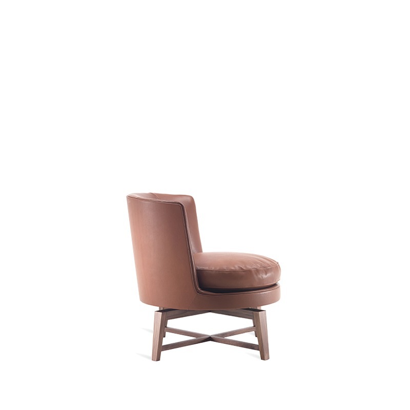 Flexform FEEL GOOD SOFT Sessel mit Holzbeinen