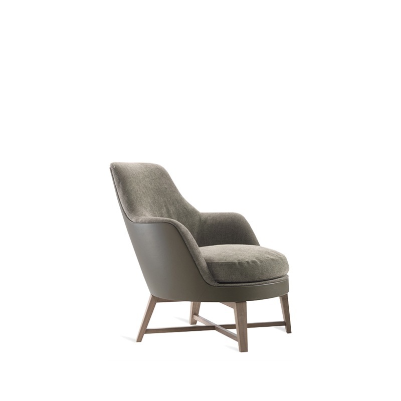 Flexform GUSCIO SOFT Sessel Holzgestell