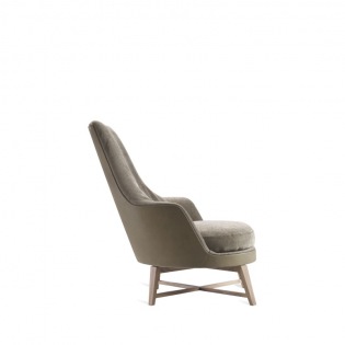 Flexform GUSCIOALTO Soft Sessel Holzgestell