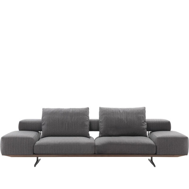 Flexform WING 2-Sitzer Sofa, breite Armlehne