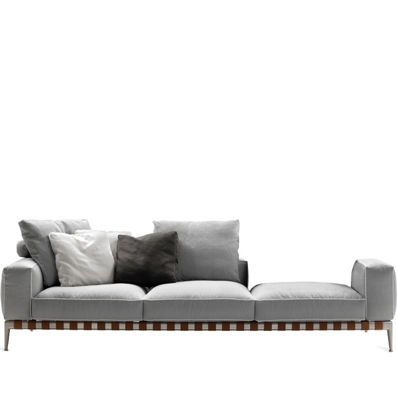 Flexform GREGORY XL 3-Sitzer Chaiselongue mit Armlehne