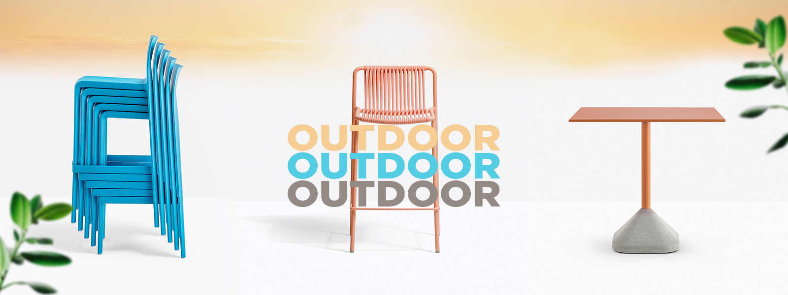 PEDRALI OUTDOOR Barmöbel Slide background