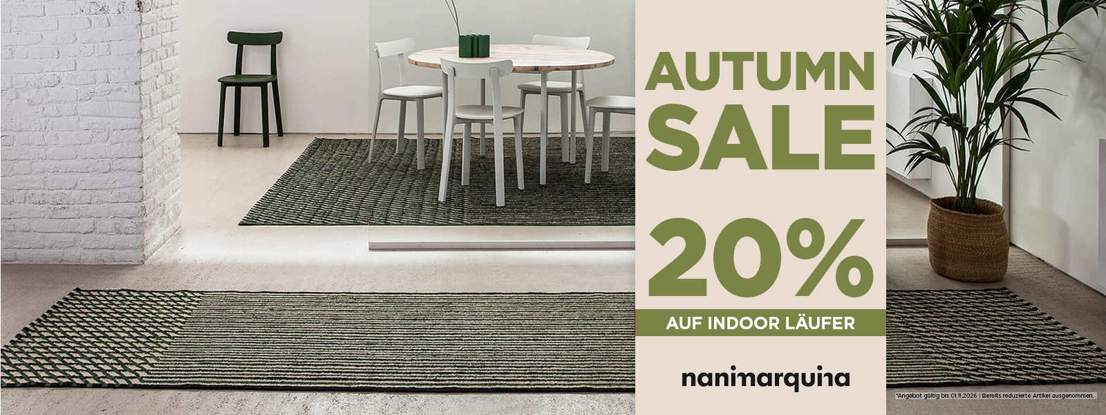 nanimarquina Autumn Sale Slide background