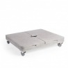 Lima Bodenplatte Granit 300 kg, silk grey
