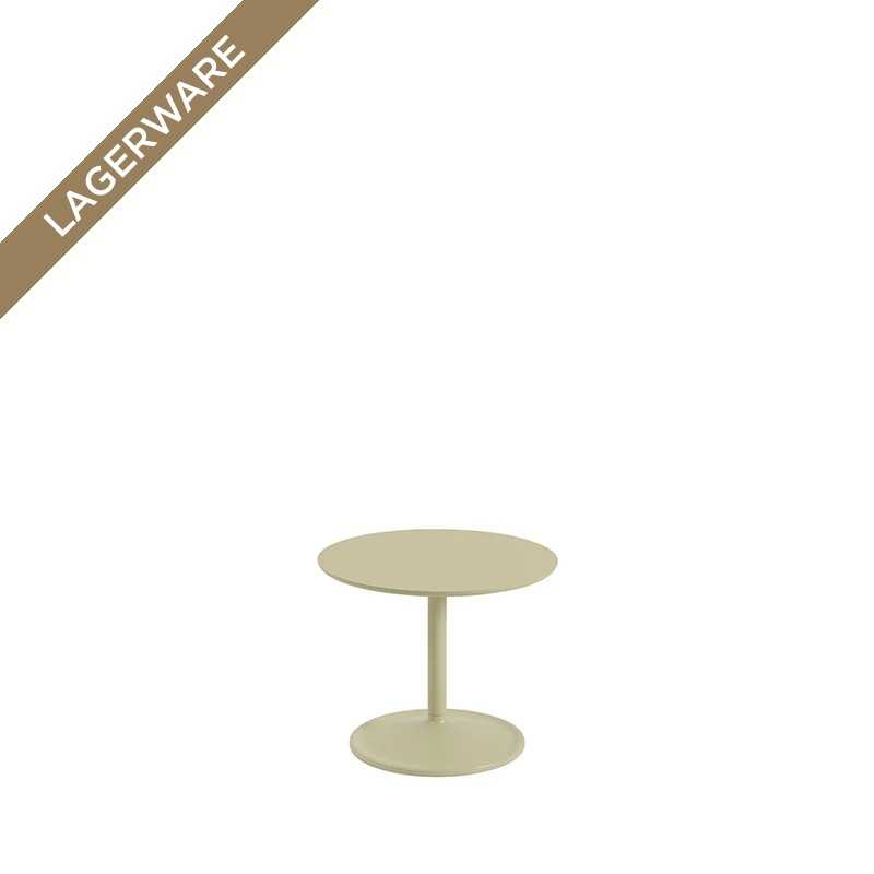 Muuto SOFT Beistelltisch Ø 48 cm, Beige Green/ Laminat