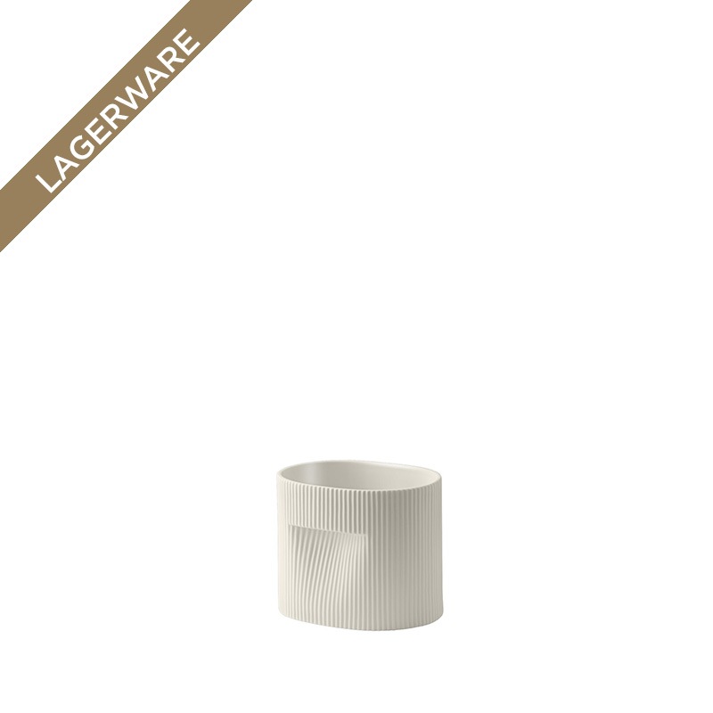 Muuto RIDGE Pflanzgefäß, Höhe 15 cm, Off-White
