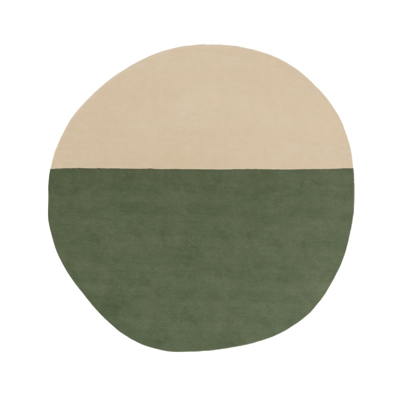 Nanimarquina Pearls Green Teppich, rund