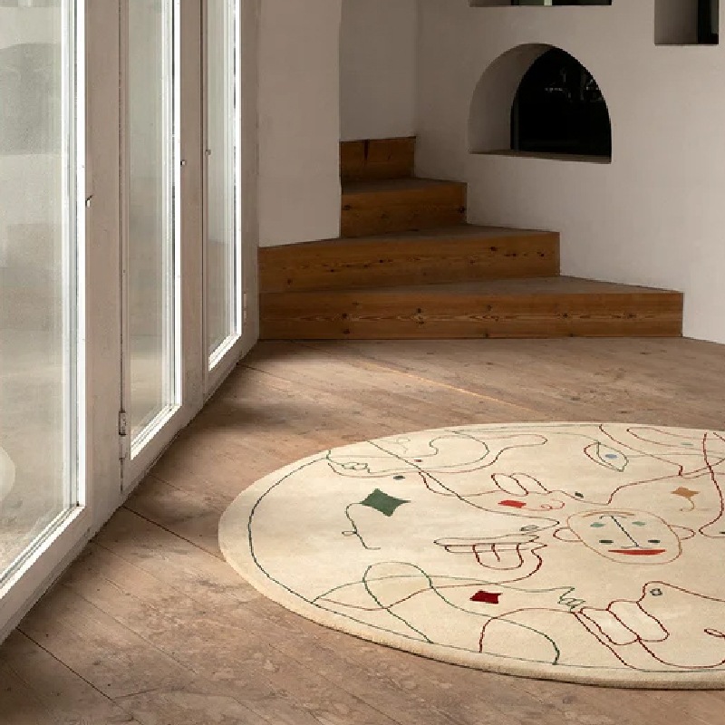 Nanimarquina SILHOUETTE TUFTING Teppich, rund