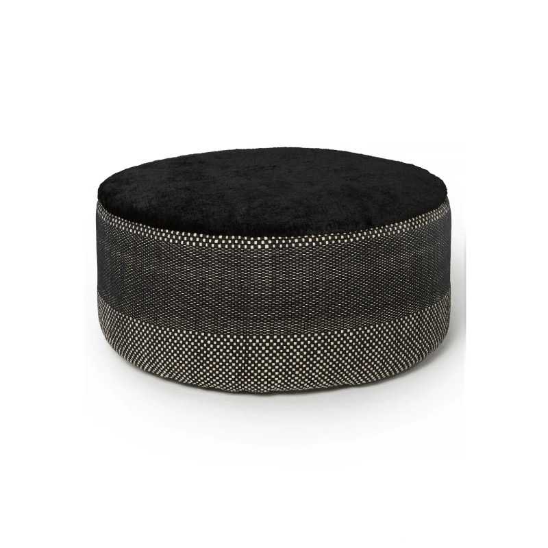 Nanimarquina TRES PERSIAN NEGRO Pouf L