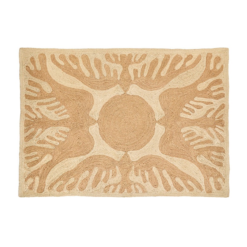 nanimarquina Lucia Eames™ SUNBIRDS Natural Teppich