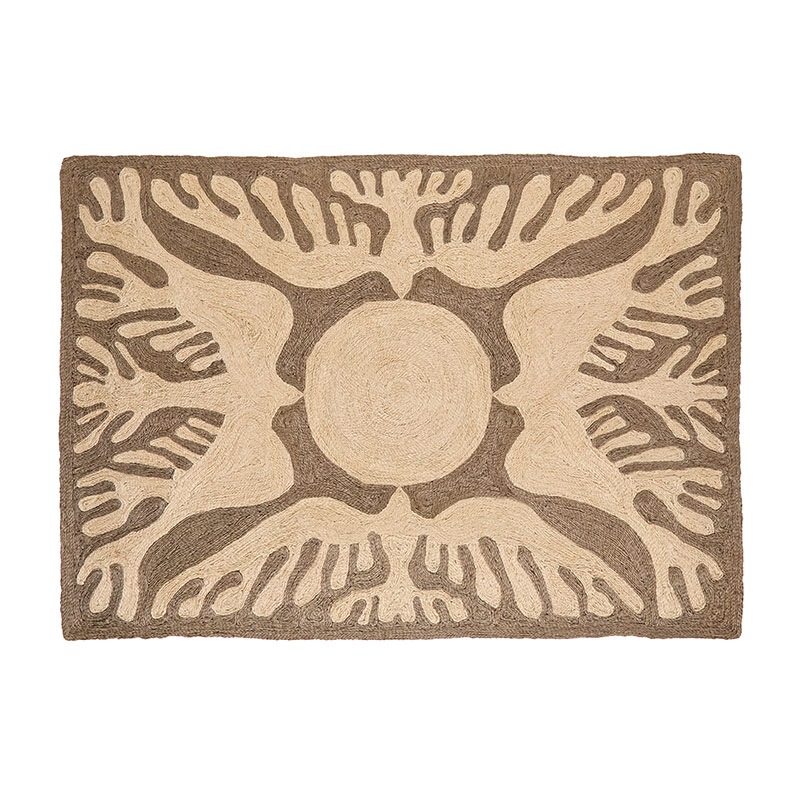 nanimarquina Lucia Eames™ SUNBIRDS Charcoal Teppich