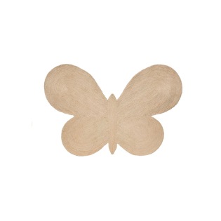 nanimarquina Lucia Eames™ BUTTERFLY JUTE Natural Teppich