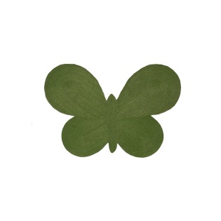 nanimarquina Lucia Eames™ BUTTERFLY JUTE Moss Teppich