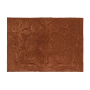 nanimarquina Lucia Eames™ ROOTED Terracotta Teppich