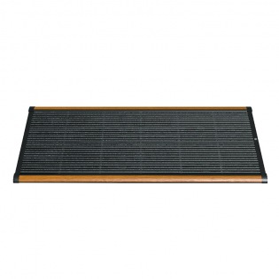 Rizz OUTDOOR Fußmatte Anthracite / Teak