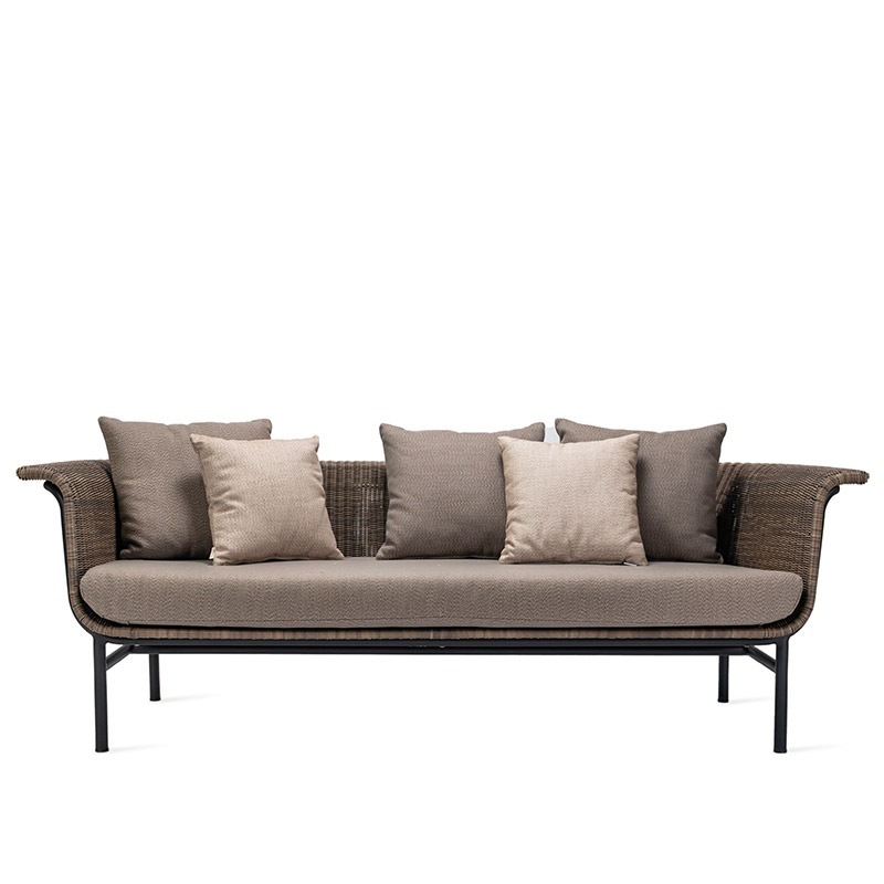 Vincent Sheppard WICKED 3-Sitzer Sofa dunkel