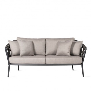 LEO Sofa mit Polster, Zinc